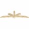 Ekena Millwork Alberta Rough Sawn Timber Gable Bracket, Douglas Fir, 108"W x 36"H x 4"D x 6"F, 8/12 Pitch GBW108X36X0406ALB00RDF - alternate 5